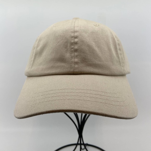 Club Room Baseball Cap Solid Beige One Size Adjustable NEW - Picture 1 of 6
